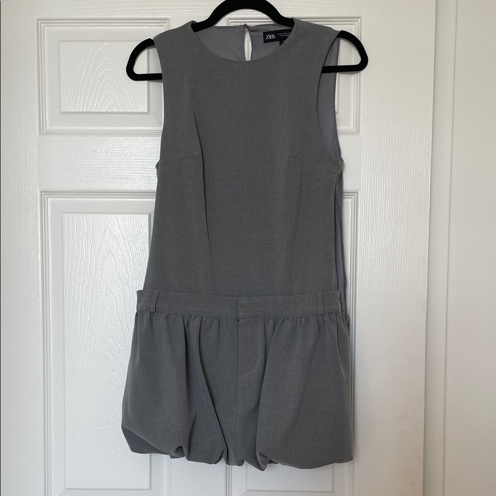 Zara Charcoal Sleeveless Mini Dress